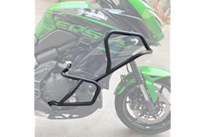 FAYEDENICY Motorrad Stahl Autobahn Käfig Sturzbügel Sturzbügel Motorschutz Stoßfänger Rahmen Fallschutz für Ka-wasaki Versys 650 Versys650 KLE650 KLE 650 2015 2016 2017 2018 2019 2020 2021 (Vollständiger Satz)