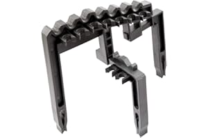 Amazingdeal365 Golf 9 Eisen Club ABS Wellen Halter Stacker passt Jede Größe der Taschen Organizer Schwarz