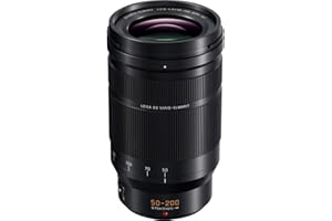 Panasonic LEICA 50-200mm F2.8-4.0 | Objectif Téléphoto H-ES50200E (Grande ouverture F2.8, Stabilisé, Tropicalisé, equiv. 35mm : 100-400mm) Noir – Compatible monture Micro 4/3 Panasonic & Olympus
