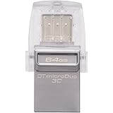 Kingston DataTraveler microDuo 3C DTDUO3C/64GB USB 3.0/3.1 Type-A e Type-C,Argento