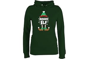 Shirtracer - Pullover Damen Hoodie Frauen - Weihnachten Aushilfs-Elf I Weihnachtself I Weihnachts Elf I Christmas Elf