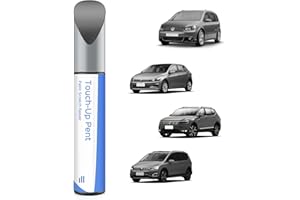 PARTS4EV LD7R Pepper Grey Metallic Barniz Lápiz de retoque compatible con VW / Volkswagen, coincidencia exacta para chips y arañazos