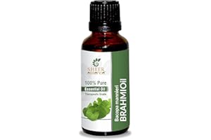 SHEER ESSENCE Brahmi Oil -(Bacopa Monniera)- 100% Pure Natural Undiluted Uncut Therapeutic Grade Oil 3.38 FL.OZ