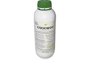 Crickwoo - Humus de Lombriz Líquido - 1L, Fertilizante Foliar, Abono Orgánico, Acelerador de Crecimiento y Floración para Plantas, Césped y Todo Tipo de Cultivos