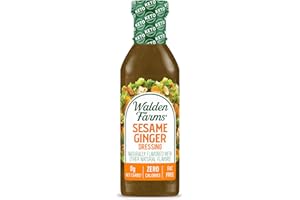 WALDEN FARMS Salad Dressing Sesame Ginger 12 fl.oz
