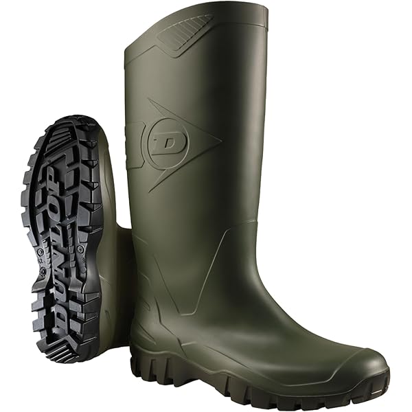 Dunlop Men's Dulls Wellington Boots - Black, Size UK 8 (EU 42)