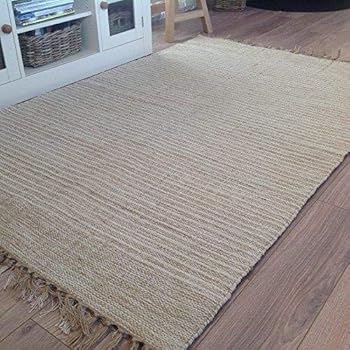 Homescapes Naturfaser Teppich Vorleger 60 x 100 cm 100% Jute Teppich