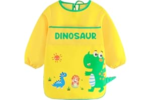 ROSEMO Grembiule da Pittura Unicorno per Bambini, Grembiule da Pittura per Bambini, Grembiule Impermeabile per Bambini, Ragazze e Ragazzi da 3 a 8 Anni