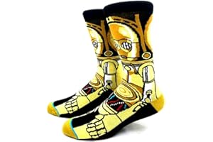 WOO GIRL Idol Calcetines – Darth Vader / R2D2 / Storm Trooper – Casa y como Hinkucker de viaje para fans de Star Wars – Talla 37 – 45