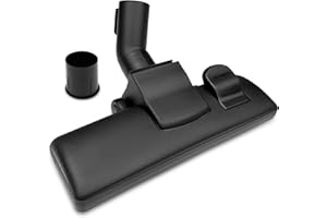 WinGluge 35/32 mm Spazzola Aspirapolvere Universale, Bocchetta Aspirapolvere con 2 Rulli, Accessori Aspirapolvere con Spazzola e Adattatore, Aspirapolvere Centralizzato per Moquette o Piastrelle
