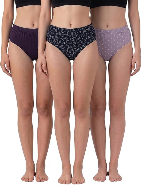 Van Heusen Women’s 100% Cotton Hipster Panty – Pack of 3 | Everyday Panty |…
