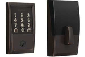 Schlage Encode Smart WiFi Deadbolt with Century Trim In Aged Bronze