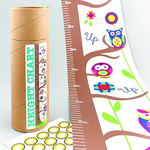 F/ROCK HEIGHT CHART OWL WITH STICKERS