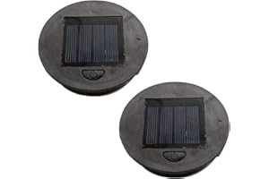 MODONGHUA 2 pz/confezione di luci solari di ricambio superiore a LED pannello solare lanterna coperchio luci lampadina parte di ricambio, per lanterne da appendere all'aperto