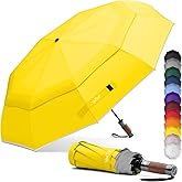 Royal Walk Folding Umbrella Windproof Women Men Windproof | Compact Travel Rain Umbrella, Automatic Open and Close, Strong, D