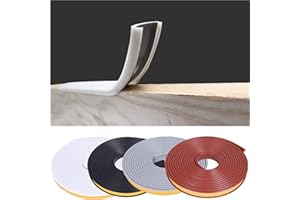 MRSHANG Self Adhesive Furniture Edging Tape, U-Shaped Soft TPE Edge Trim Sealing Strip,Kitchen Worktop Edging Strip, Anti Collision for DIY Cabinet Wardrobe Table (40mm*2m,Black)