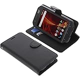 foto-kontor Custodia a Libro per Cat S31 di Colore Nero