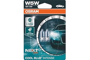 OSRAM COOL BLUE INTENSE W5W, do 4000K, halogenowa lampa sygnalizacyjna, podwójny blister (2 lampy)