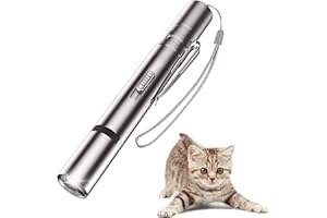 HONGP Cat Toys,LED Pointer 7 in 1 Function Cat Chaser Toys -USB Rechargeable Interactive Exercise Multi Pattern Light Toy Training Tool