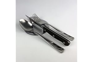 IKONA INNOVATION PLASTICS DESIGN IKONA, Poggia Posate da Tavolo in Plexiglass/Appoggio Posate da Tavola, Set 6 pz, Design Elegante e Funzionale, Idea Regalo Elegante per Mise En Place, Colore Argento, Small - Ø 11 cm, Made in Italy