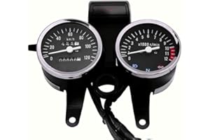 REMINNBOR Tacho Motorrad Zubehör Drehzahlmesser Kilometerzähler LED geändert