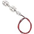 Hemobllo Float Water Level Sensor- Double- point Stainless Steel Float Water Level Controller Water Level Liquid Level for Water Tank, Pool, Sink, Fish Tank, etc