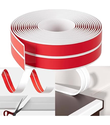Selbstklebende Zierleiste – 2 Cm X 10 M, Weiß, Wasserdicht & Flexibel Für Kantenschutz