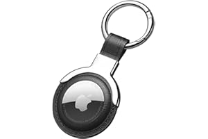 Sichy Funda de piel sintética para AirTags y Llavero Air Tag Halter