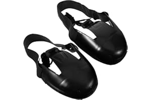 Angoily Stahlkappen überzieher für Schuhe, 1 Paar Besucher Überschuhe Stahlkappe Anti Smashing Besucherschutzkappe Überschuh rutschfest Schutzüberzüge für Schuhe Mit Stahlkappe Schutzüberschuhe 36-46