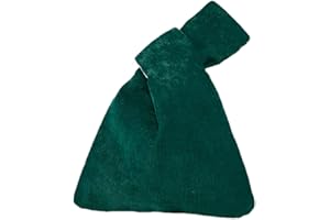 Anopo Borsa da Polso con Nodo da Donna Piccole Velluto a Coste Borsa Tote Borsa da Sera Elegante