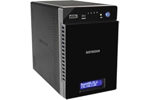 NETGEAR RN31400-100EUS ReadyNAS 314 4 Personal Cloud Network Attached Storage (Diskless), iTunes Server, Plex Server (Enjoy 3 Months of Free Plex Pass), DLNA Media Streaming and RAID