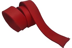 MG - MIGNOGNA GIANLUIGI - LAVORAZIONE ARTIGIANALE PELLE E CUOIO Striscia di Cuoio per Realizzare Cinture, Bracciali e Borse, Strisce di Cuoio Italiano, Cuoio 100% Naturale e di Alta qualità, Disponibili in Varie Misure e Colori (Rosso, 2,5 cm)