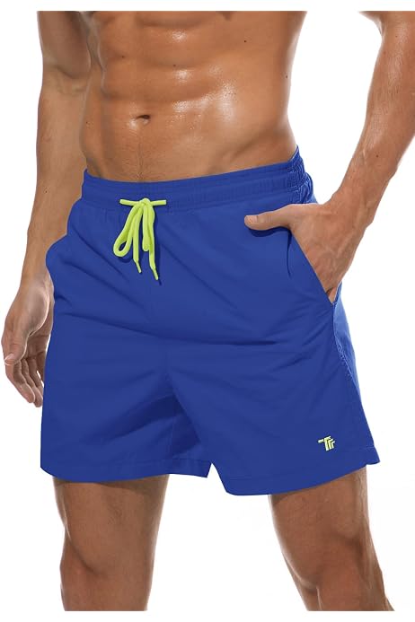 Herren Badeshorts In Übergröße (Plus Size) – Badehose Bermuda, Verschiedene Größen 2XL Bis 6XL
