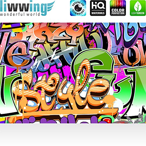 Vlies Fototapete 400×280 cm – Top ! PREMIUM PLUS Foto Tapete ! Wandbilder XXL Wandbild Bild Fototapeten Tapeten Wandtapete Wanddeko Wand Kinderzimmer Graffiti Streetart – no. 221 - 2