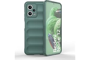 SEAHAI Funda para Xiaomi Redmi Note 12 5G / Poco X5 5G Estuche, [Diseño de Bolsa de Aire Anticaída] Robusto Carcasa de Suave Silicona Ligera PC + TPU Bumper Anti-caída Rubber Caso - Verde