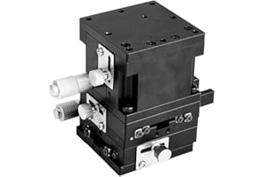 KEENSO Etapa lineal de 3 ejes, aleación de aluminio XYZ Mesa lineal de 3 ejes Ajuste de la mesa deslizante 60 * 60mm para máquinas herramientas