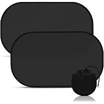 2 Pare-soleil Voiture Bébé Dellyy 48x30cm - Protection UV Et Chaleur - Adsorption électrostatique