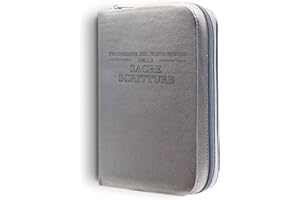 ANVAL Custodia per Bibbia - Nuova Edizione Traduzione del Nuovo Mondo - 3 misure - con cerniera (Italiano, Grande)