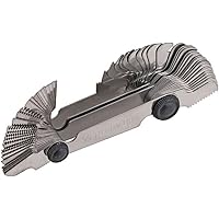 Malayas Gewindelehre Messlehre Gewindeschablone aus Edelstahl 60/55 Grad Messwerkzeug Metrisch +Whitworth Schraube Pitch…