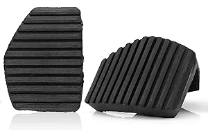 JUNBYUHU 1 par de cubierta protectora de pedal, cubierta de goma del pedal del freno de embrague para Peugeot 1007 207 2008 301 308 508, para Citroen C5 C3 Picasso DS4 C6 C4 C8