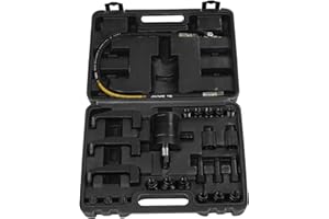 GEARMONSTER 24-TLG Diesel Einspritzdüsen Abzieher mit Injektor-Klaue Pneumatischer Injektor Abzieher mit Adapter Kompatibel mit Bosch Delphi Denso Siemens
