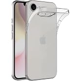 GGM GİYİM & AKSESUAR iPhone 16e / 17e ile Uyumlu Şeffaf Silikon Şok Emici &Ouml;zellikli Full Kasa Koruma Sağlayan Şeffaf Kılıf (1