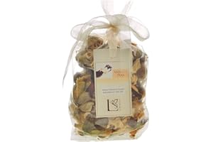 HOMESTREET Hand Blended Pot pourri in a gift bag in a choice of 11 fragrances, product with long lasting scent for your Home or as a Gift (Vanilla)