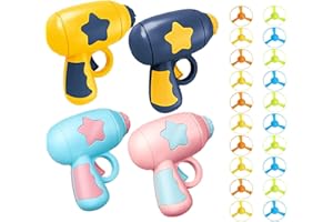 BULL TIGER PRESTIGE Gamrong Zabawka dla kotów, zabawka dla zwierząt domowych, zestaw 4 wyrzutni i 20 kolorowych latających spodków, śmigła do interakcji, treningu, polowania, uderzenia