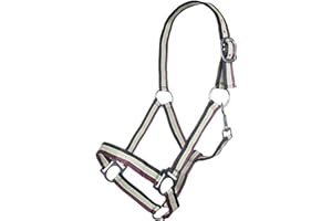 HKM Genf Cavezza Nero/Verde Mela/Rosso Pony