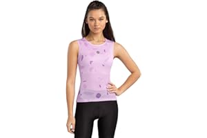 SIROKO Camiseta Interior Ciclismo de Tirantes Mujer Ajuste Transpirable, Base Layer Ciclismo