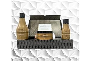 NOIA PARIS Lissage Keragold - Coffret Luxe 2 en 1 Lissage bresilien + B.t.x Kératine & tanin 670ml