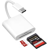 Lector Tarjetas SD USB C para iPhone 15 16 17,iPad Pro/mini/Air, MacBook Air/Pro,Samsung, Huawei, Xiaom,Pixel, 2-in1 Adaptado