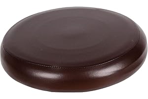 MOVKZACV Stool Covers Round, Water Proof PU Leather Bar Stool Covers with Elastic and Slip Proof Bottom 12 Inch（No filler）