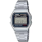 Casio A158WA-1DF Retro Unisex Kol Saati , Gri , Standart